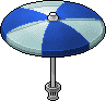 Sombrilla Azul