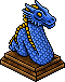 Dragon de Fuego Azul