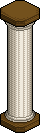 Pilar Dorico de Madera