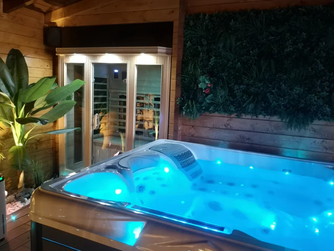 🌴 Chalet Tropical Spa – Une parenthèse tropicale 100% privée près de Lille à Provin