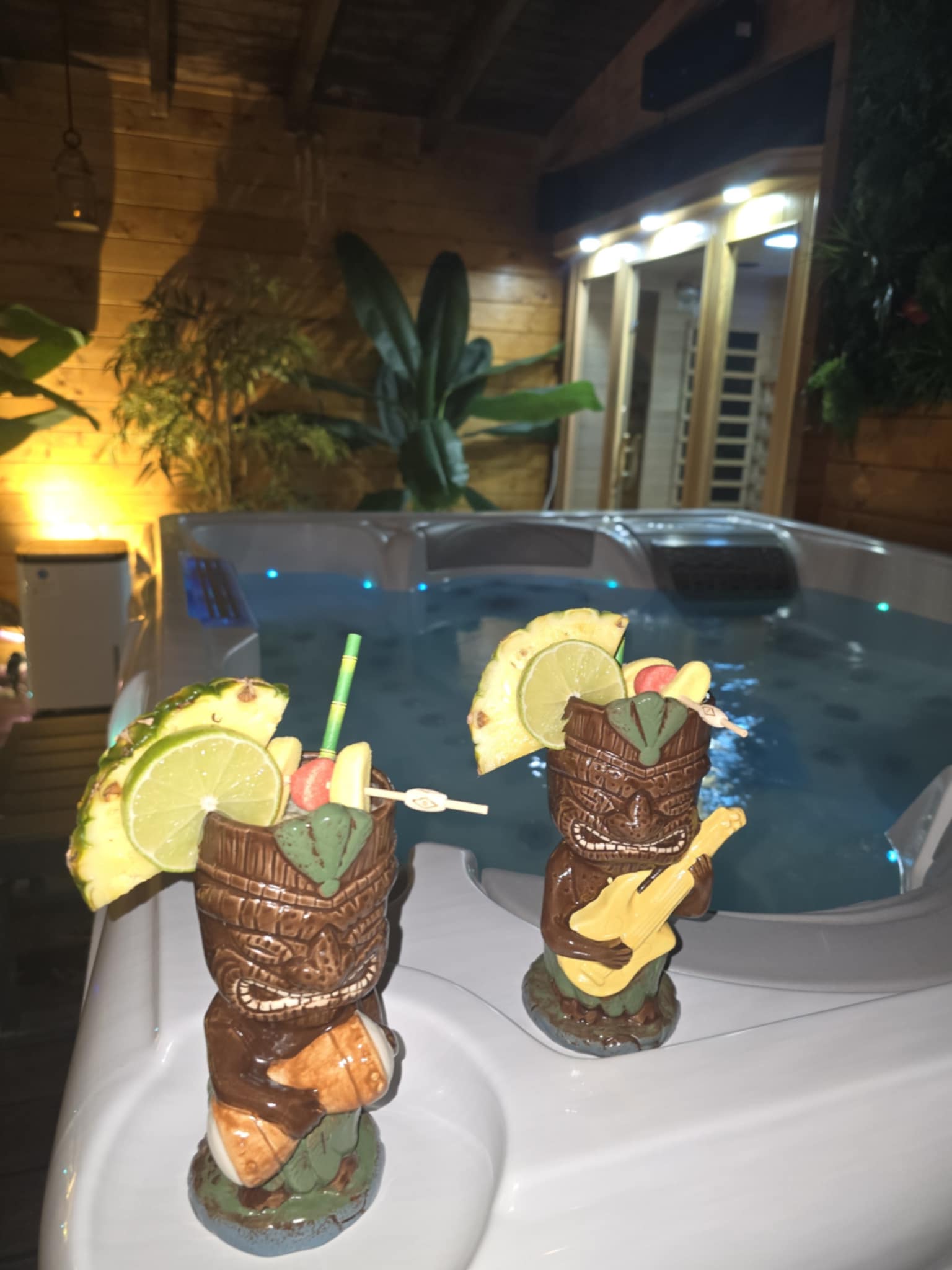 🌴 Chalet Tropical Spa – Une parenthèse tropicale 100% privée près de Lille à Provin