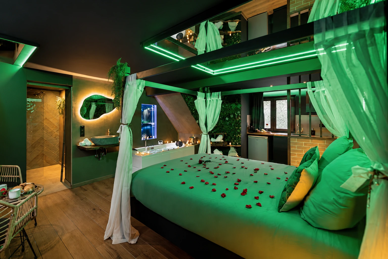 La Forêt Enchantée - Love Room à thème  à Schirrhein