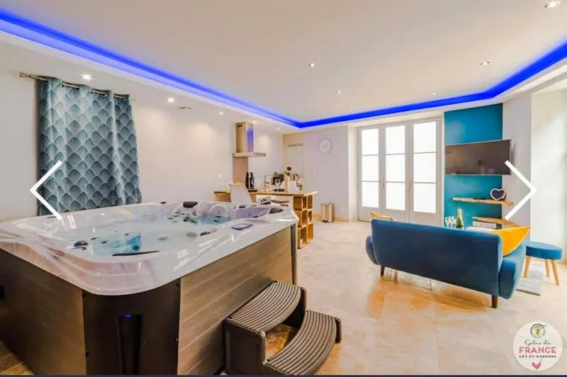 Le Loft en Bulles à Saint-Maurin — Studio de 60 m² avec spa six places à Saint-Maurin