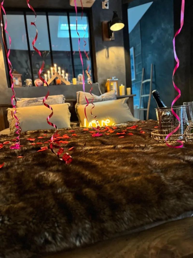 Chalet Romantique Spa & Ciné Privé à Amiens