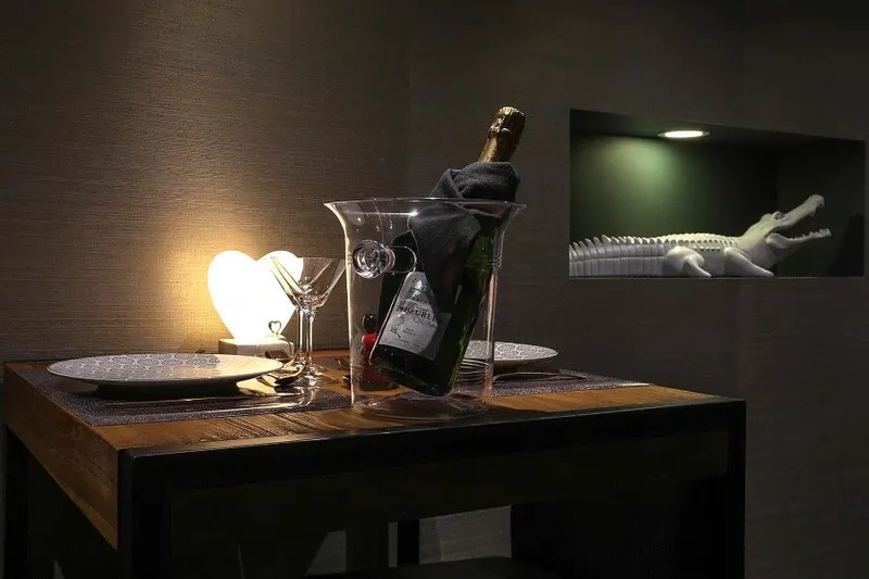 L’Escale Spa à Tréméreuc — Jacuzzi, sauna et lit rond dans 70 m² à Tréméreuc