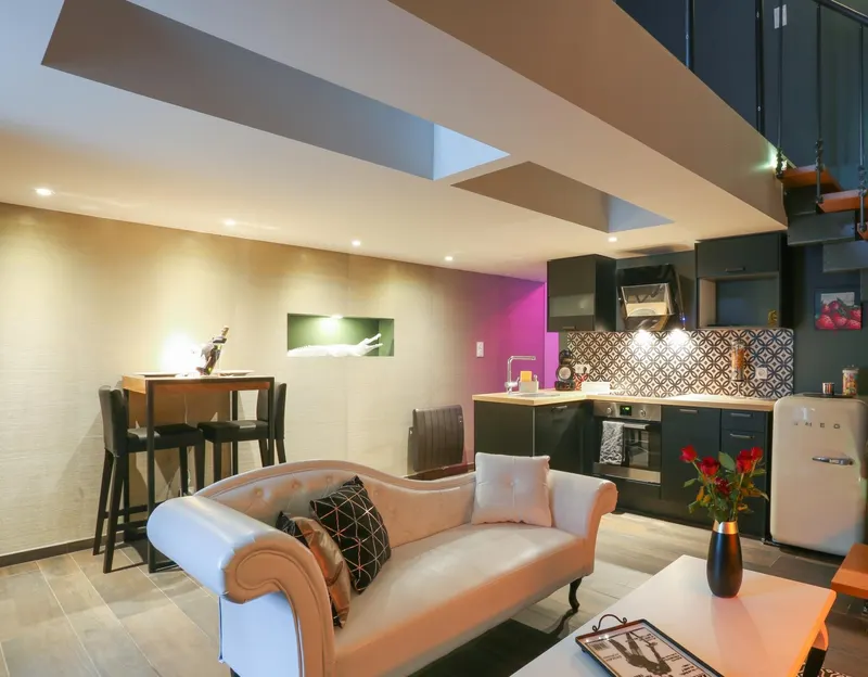 L’Escale Spa à Tréméreuc — Jacuzzi, sauna et lit rond dans 70 m² à Tréméreuc