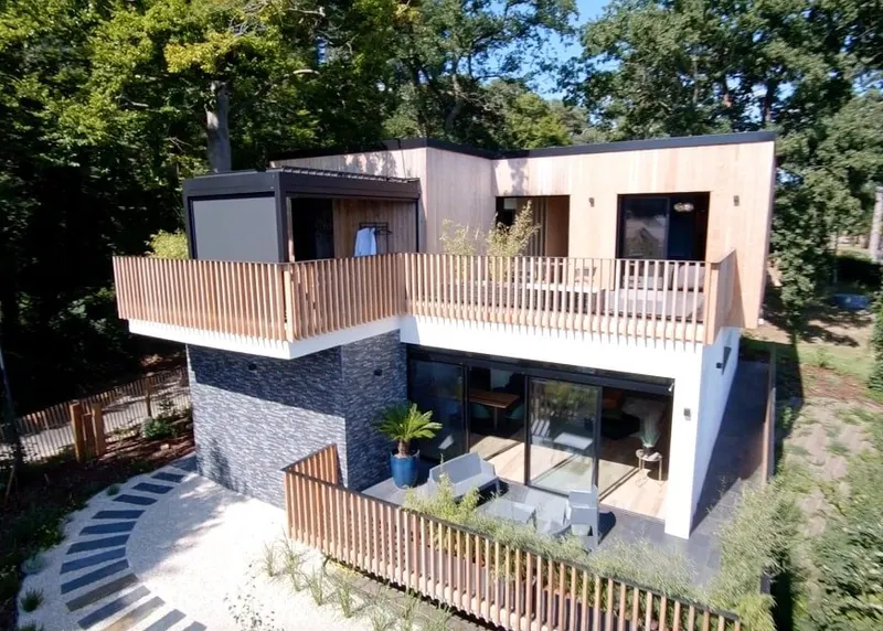 La Kabann – Villa en forêt à Oissel à Oissel