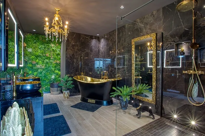 Plaisir d’Eymet — lodge noir et or avec piscine, spa, sauna et hammam privés à Eymet