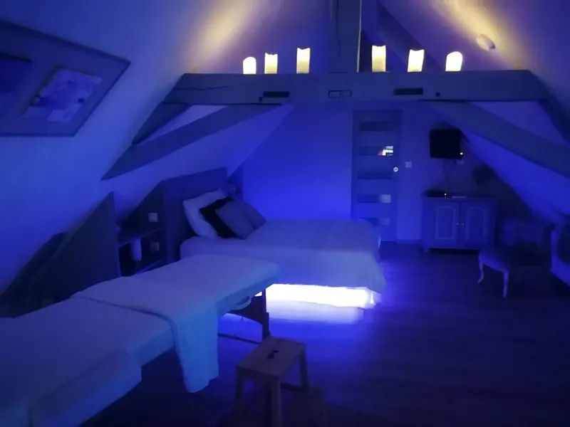 Gîte 53 Nuances — Piscine, spa et sauna privatifs en Mayenne à Préaux