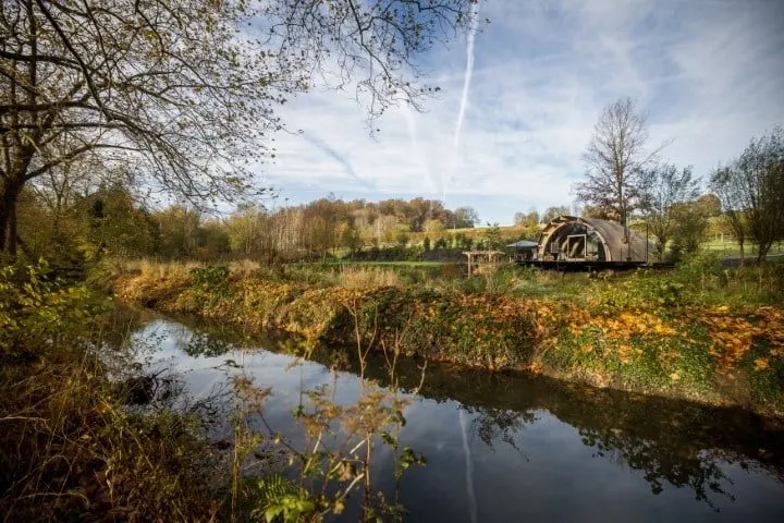 Room8 à Huldenberg — Glamping de luxe et bain nordique en option à Huldenberg