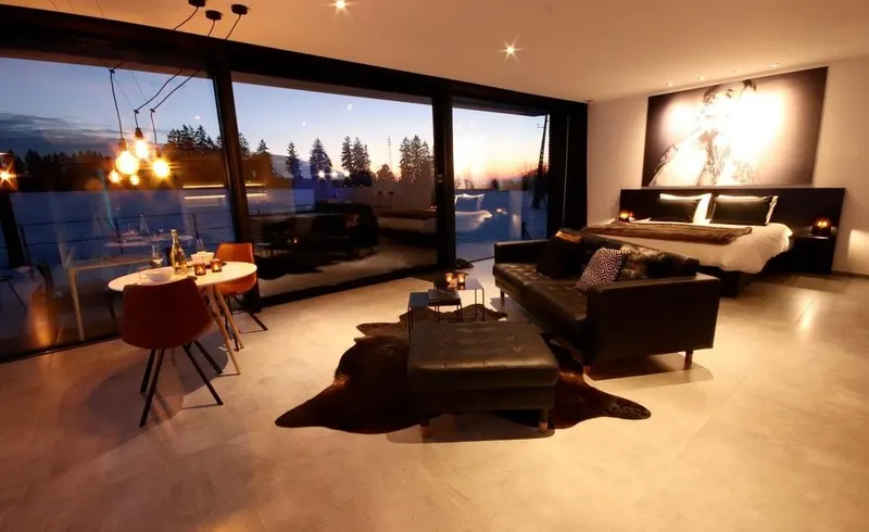 Loft Oduo à Sart-lez-Spa — 140 m², jacuzzi extérieur et sauna sur les Fagnes à Sart-lez-Spa