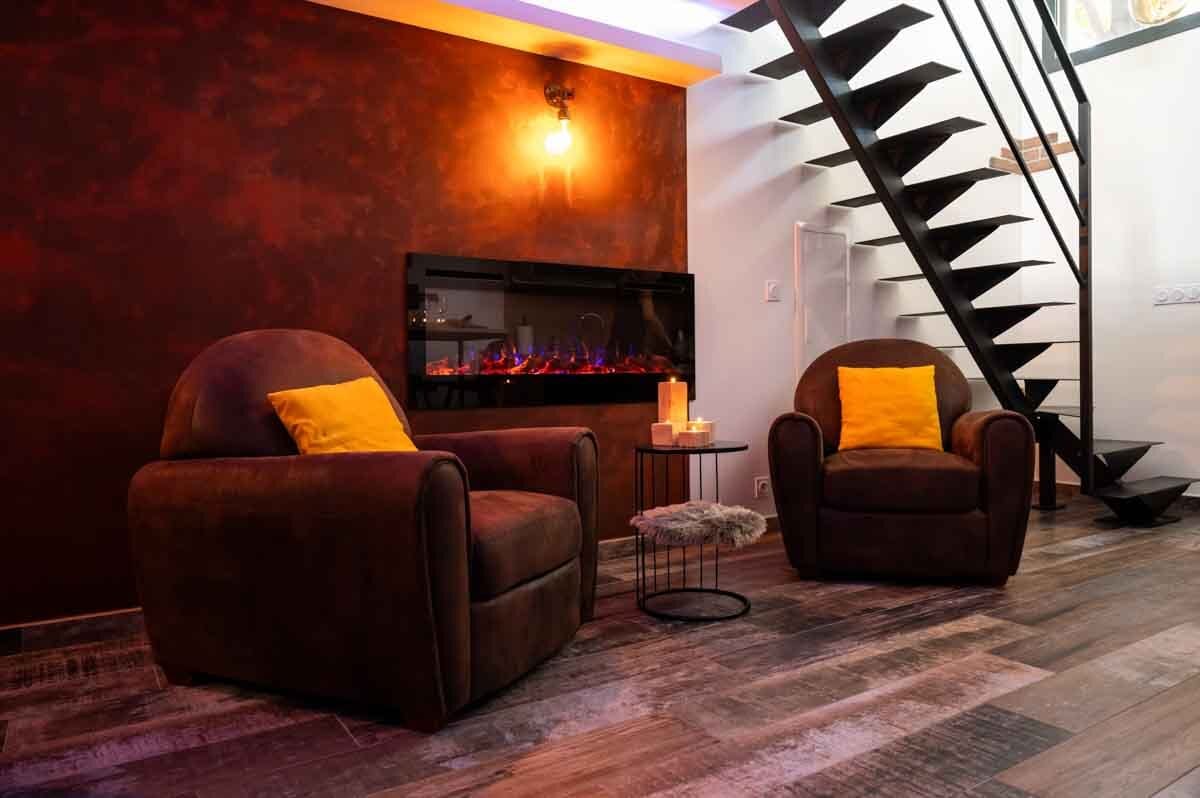 La Suite 55 Industrielle à Istres — Balnéo hydromassante dans un loft de 50 m² à Istres