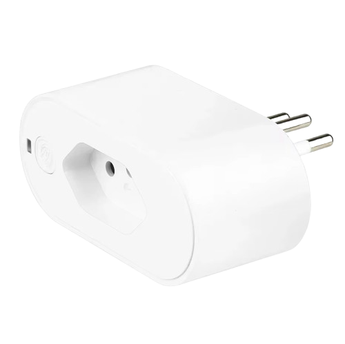 Tomada Inteligente Wi-fi, Monitor de Energia, Alexa, Google, Branco