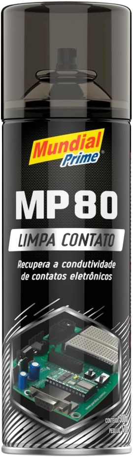 Limpa Contato Elétrico Spray 100ml - Mundial Prime MP80 | Aeroflex - Uso Automotivo e Eletrônico