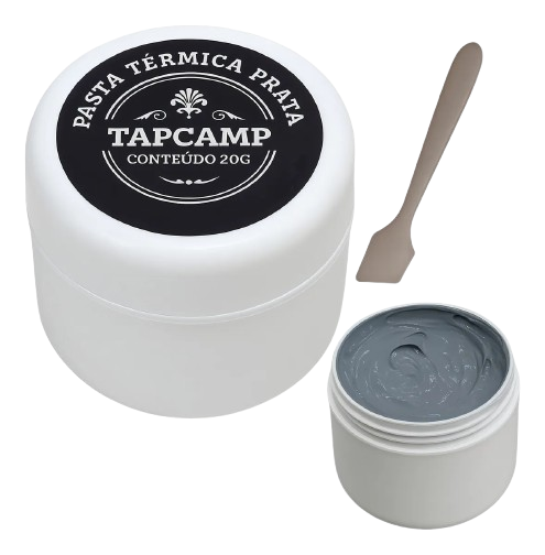 Pasta Térmica Cinza Tapcamp 20g, Indicado para Processadores