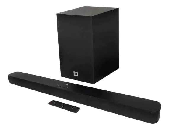 Caixa De Som Tv Sound Bar Jbl Bluetooth Som Cinema Sb180 Cor Preto Frequência 50/60Hz
