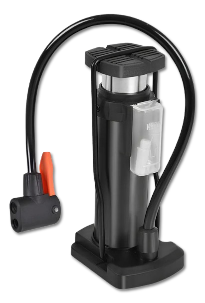 Bomba De Encher Pneus Bicicleta Carro Moto Bola Colchão Manual Portátil 160psi Preto