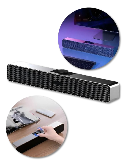 Caixa De Som Para Pc Caixinha Computador Notebook P2 Potente