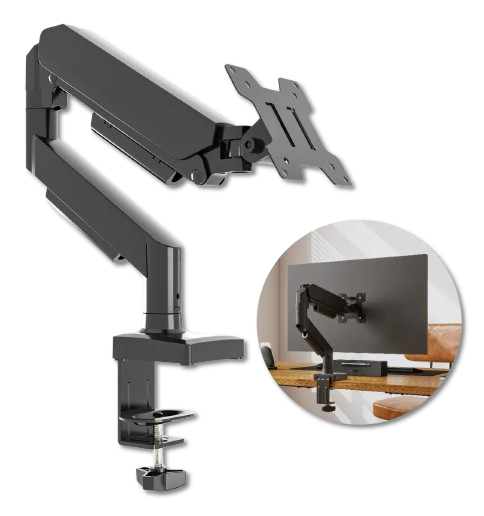 Suporte Para Monitores Articulado De Mesa Pistão A Gás 10-32