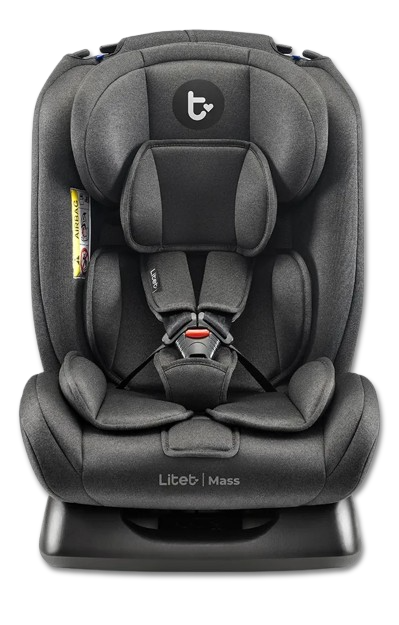 Cadeirinha infantil para carro Litet Mass 0-36kg Preta - BB456