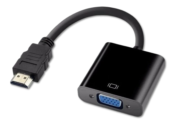 Cabo Adaptador Hdmi Para Vga E Tv Pc Xbox360 Notebook Projetor Audio E Video Dr Hank