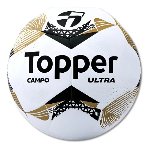 Bola De Futebol De Campo Topper Ultra Dupla Colagem Cor Dourado
