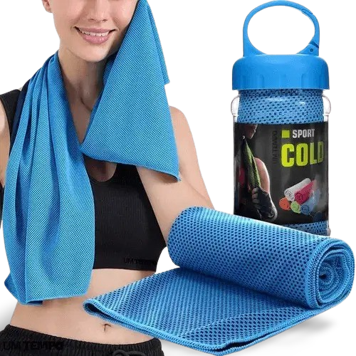 Toalha Rosto Microfibra Refrescante Fit Academia Seca Rápido MBFit