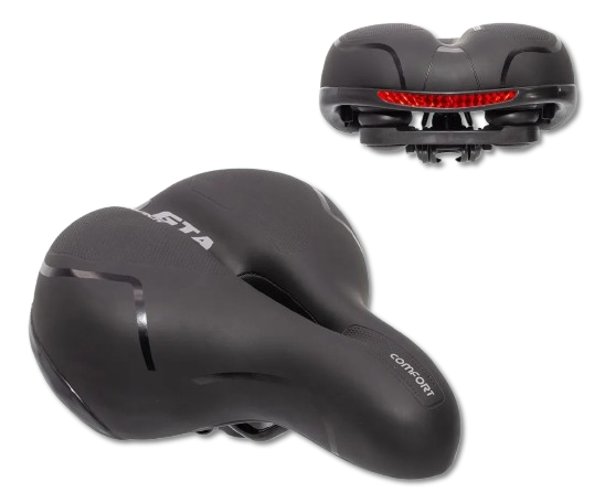 Banco Bicicleta Selim Bicicleta Gta Comfort Gel Tech Refletor Elastomero