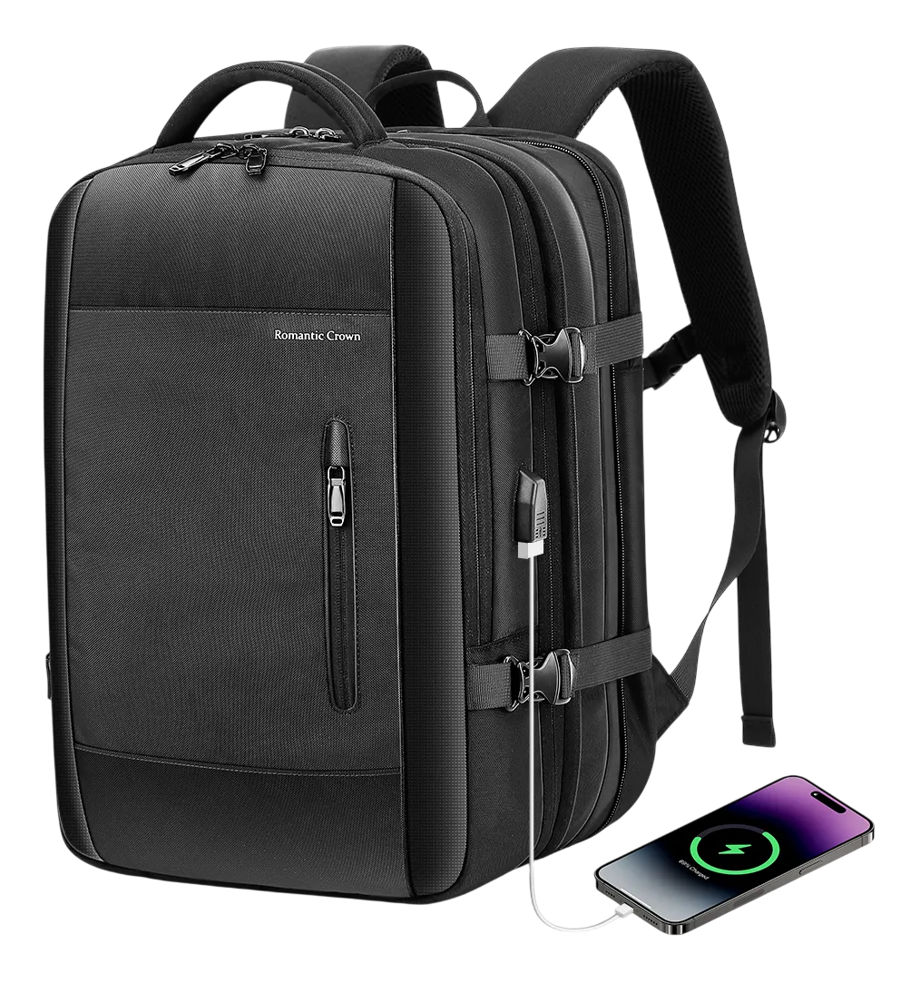 Mochila Viagem Executiva Grande Notebook Masculina Feminina