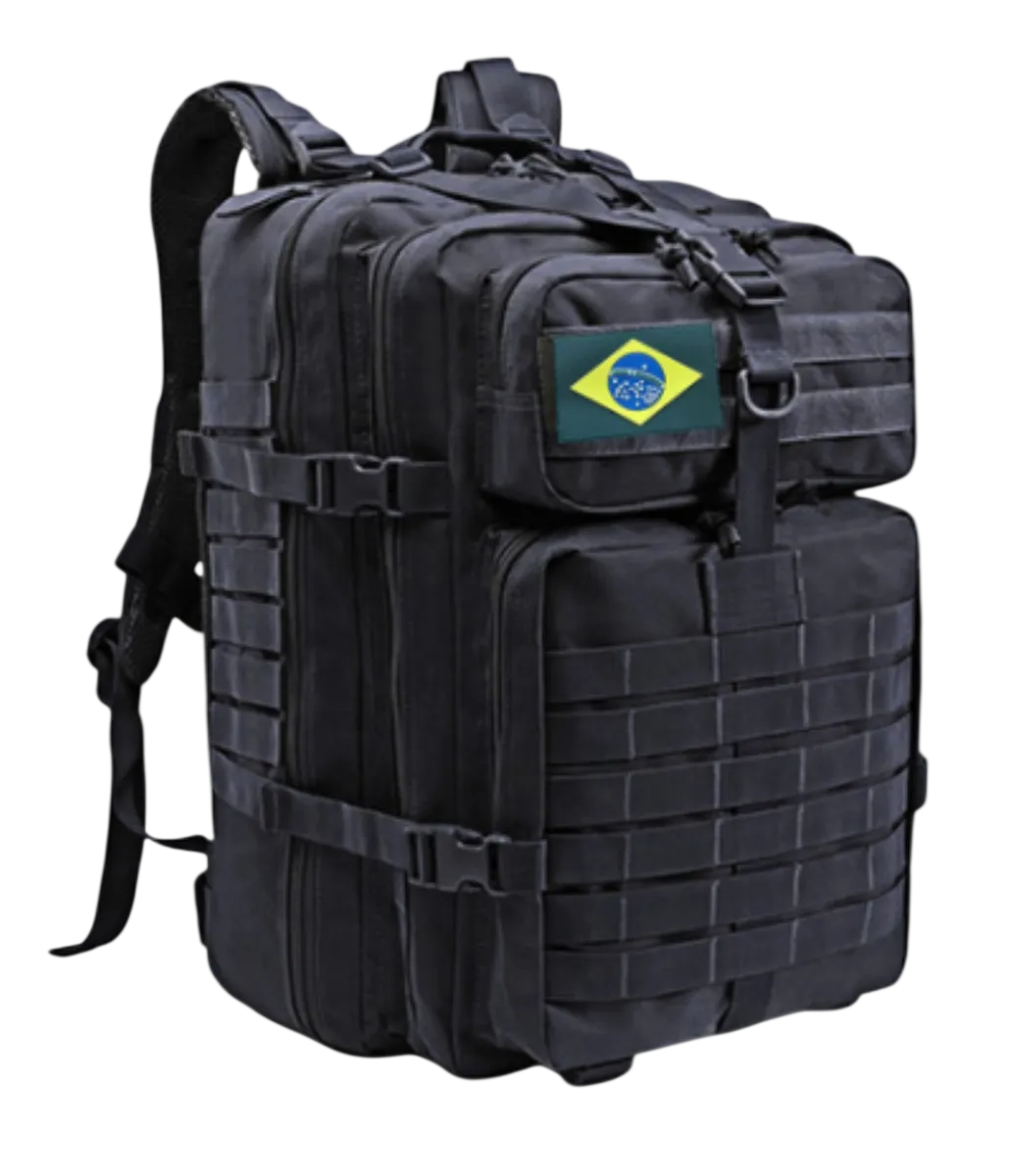 Mochila Tática Grande Resistente 50l Para Viagem Aventura
