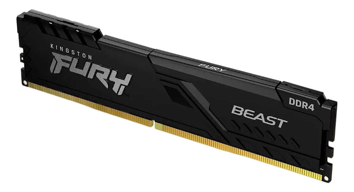 Memoria RAM Kingston Fury Beast 8GB DDR4 3200mhz KF432C16BB/8 Cor Preto