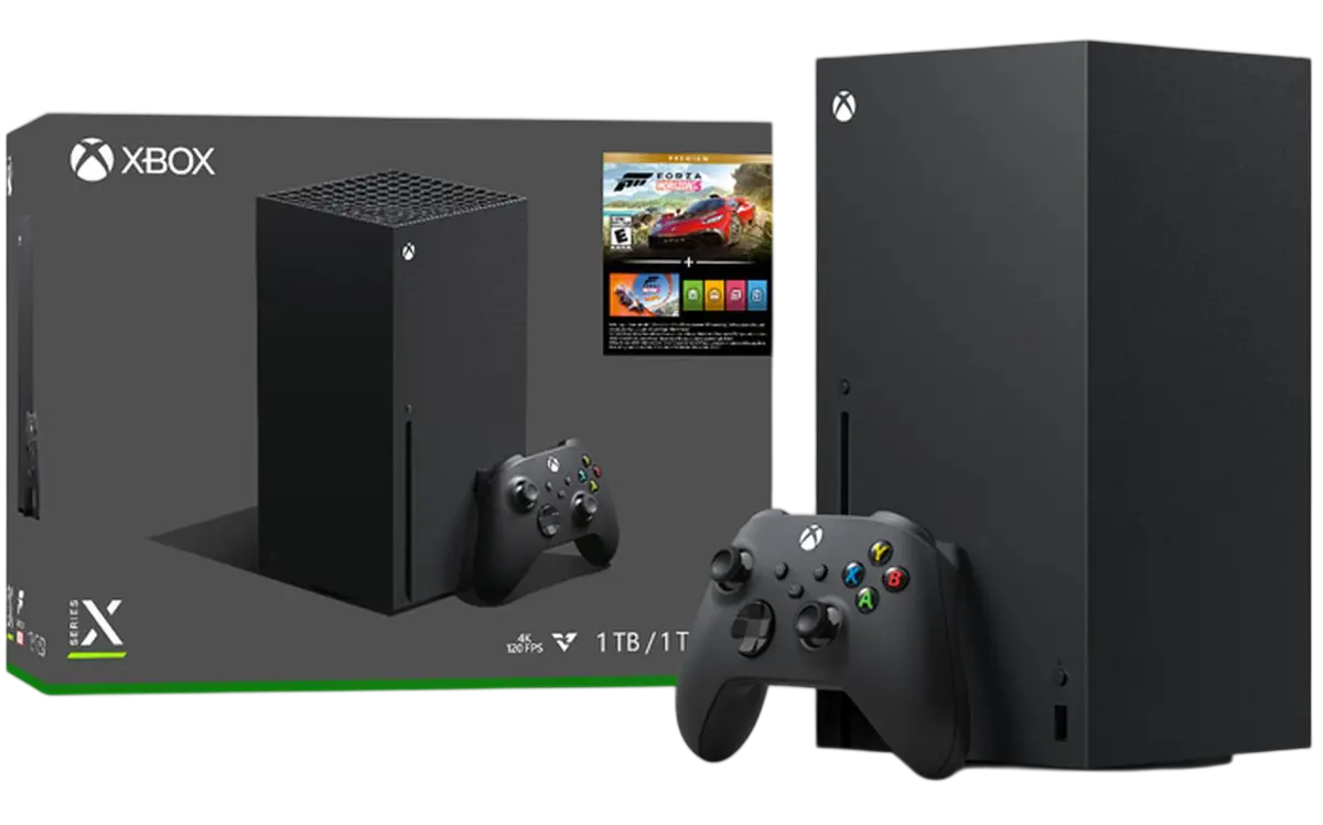 Microsoft Xbox Series X RRT-00057 1TB Forza Horizon 5 cor preto 2020 (Novo com caixa aberta)