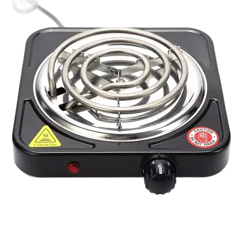 Fogão Cooktop Elétrico Fogareiro 1 Boca 1.000 Watts Branco