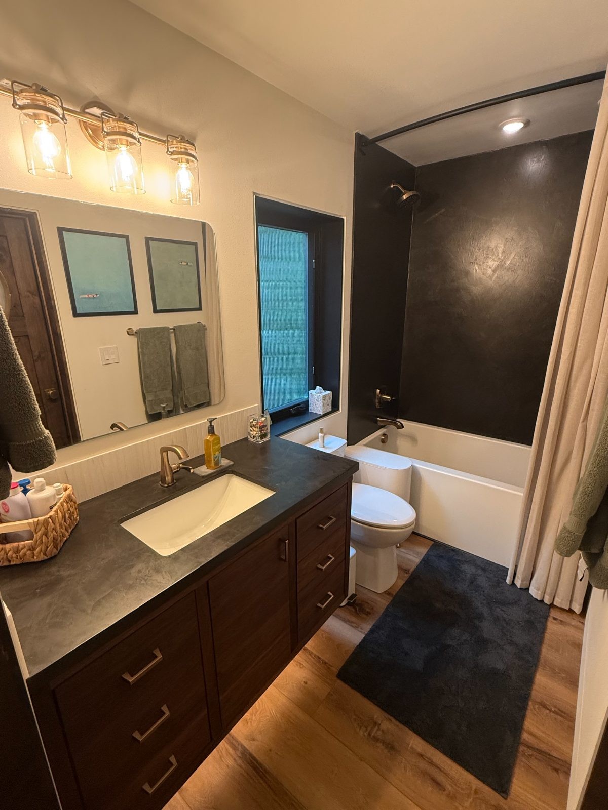 Countertop and Bathtub repair and refinish project by Costless Repair and Refinish