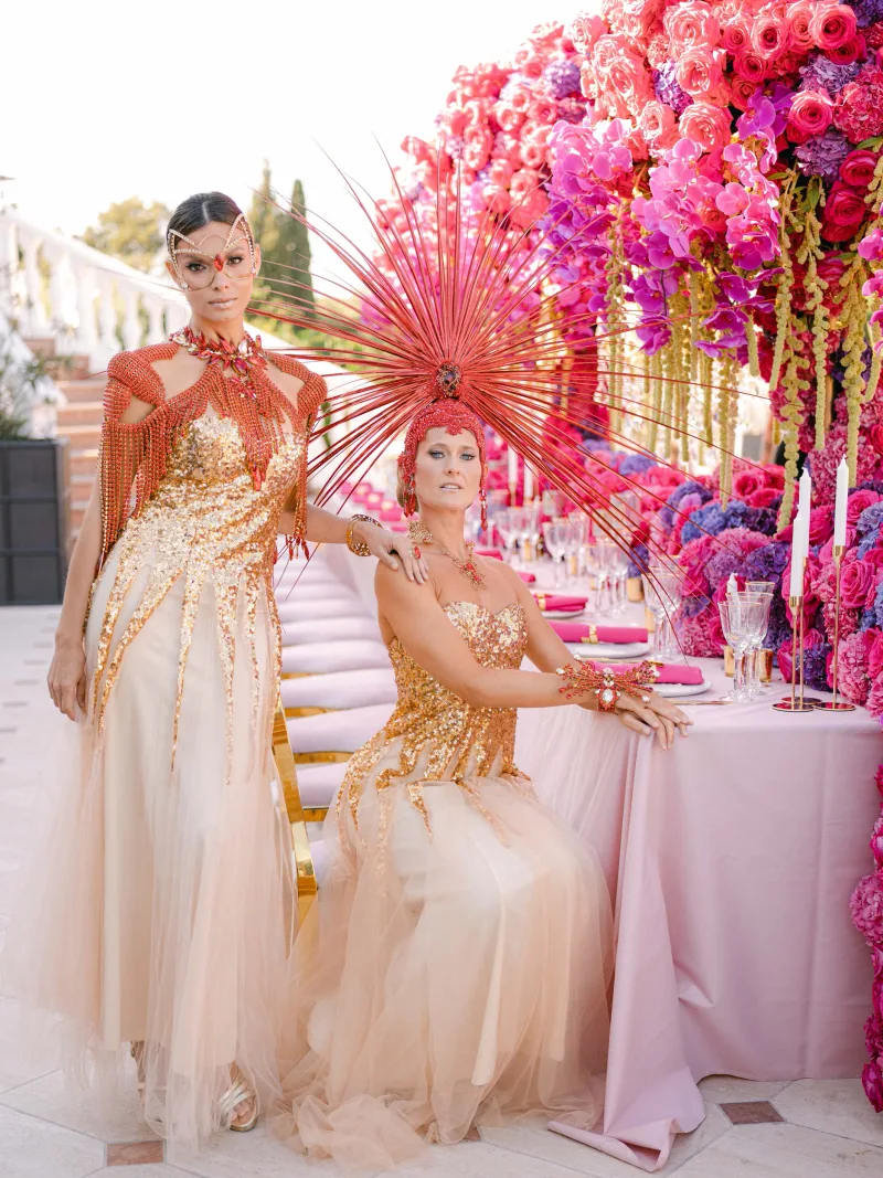Sumptuous artistic performances for a luxury wedding at Villa Belrose Saint-Tropez