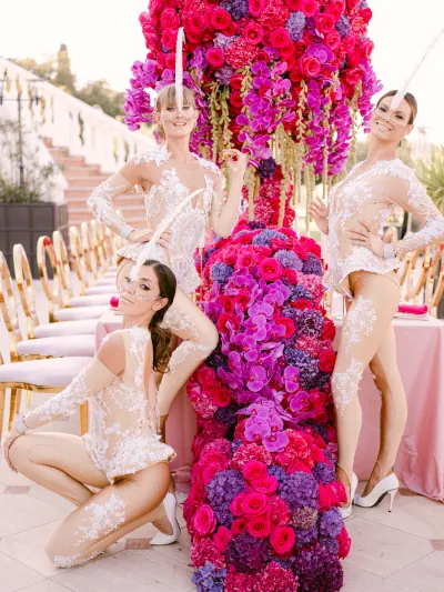 Sumptuous artistic performances for a luxury wedding at Villa Belrose Saint-Tropez