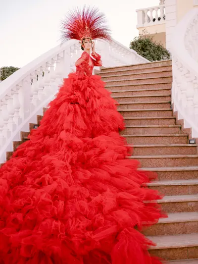 Sumptuous artistic performances for a luxury wedding at Villa Belrose Saint-Tropez