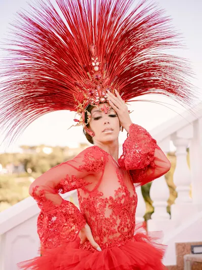 Sumptuous artistic performances for a luxury wedding at Villa Belrose Saint-Tropez