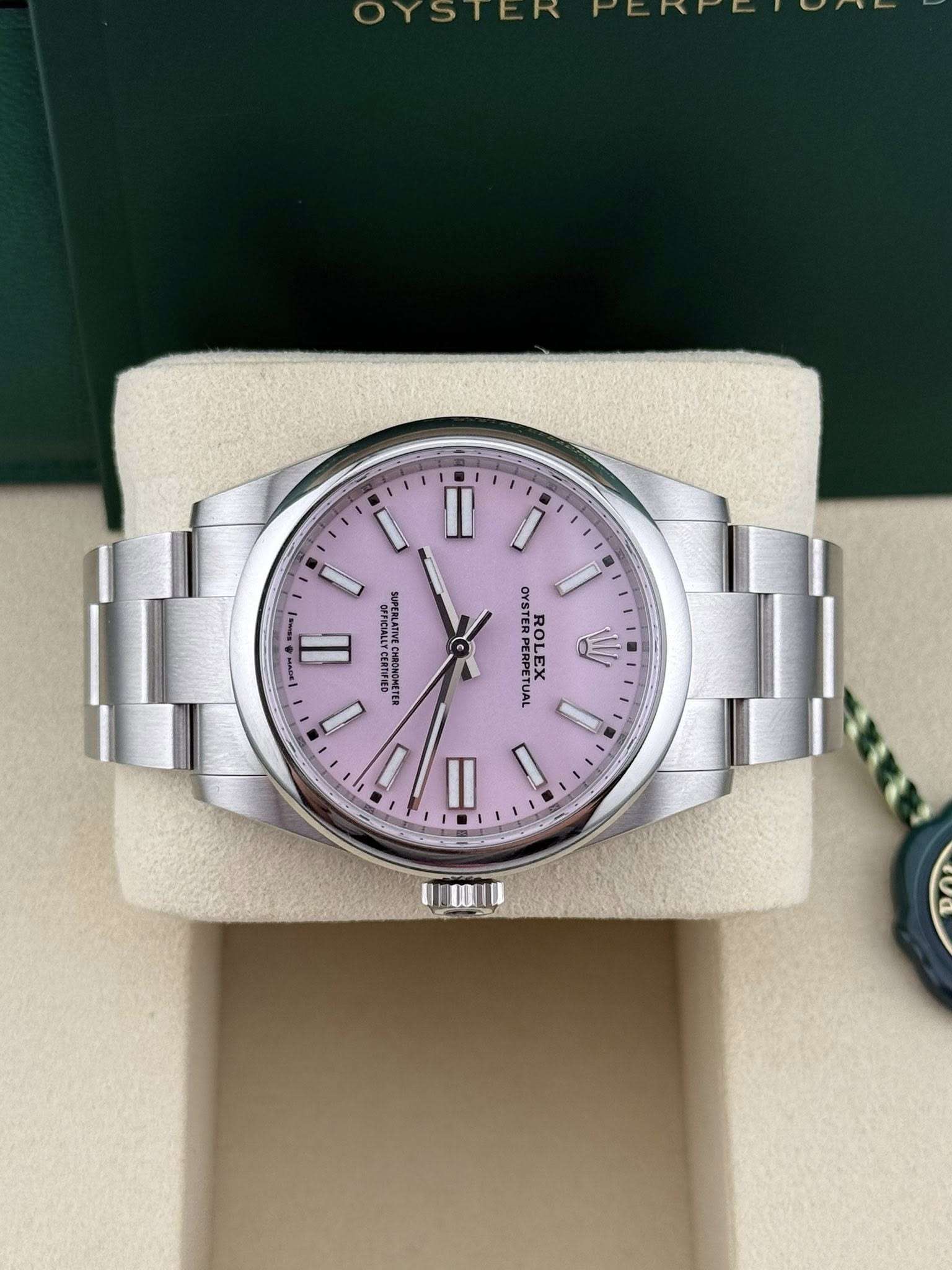 Rolex Oyster Perpetual 41mm 134300 Candy Pink Dial