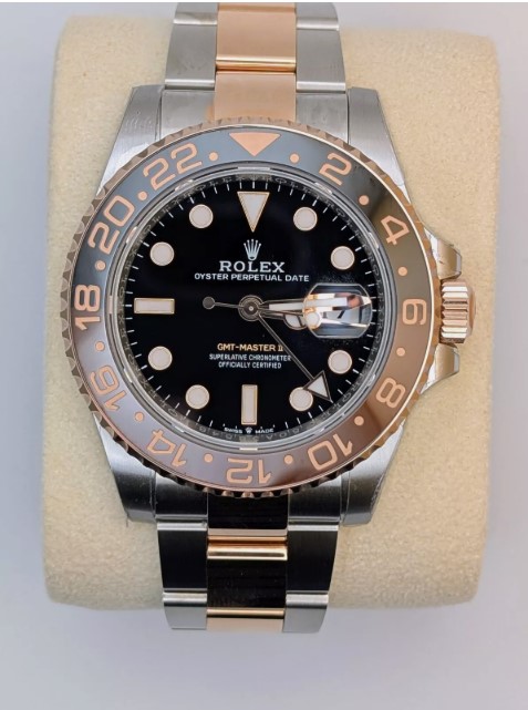 Rolex 126711CHNR GMT-Master II Rootbeer 18K Gold Steel