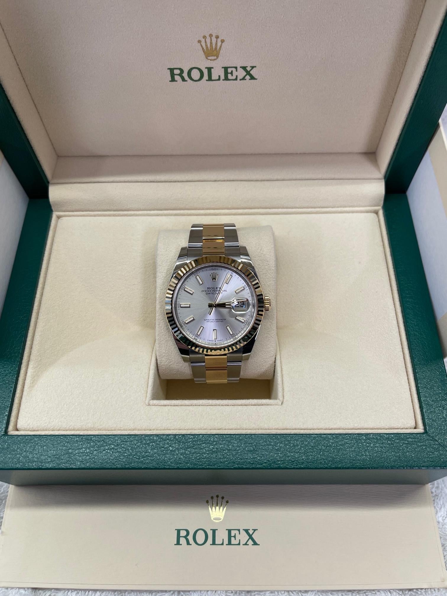 Rolex Datejust 41 Oystersteel and Yellow Gold - Ref. 126333 Two Tone