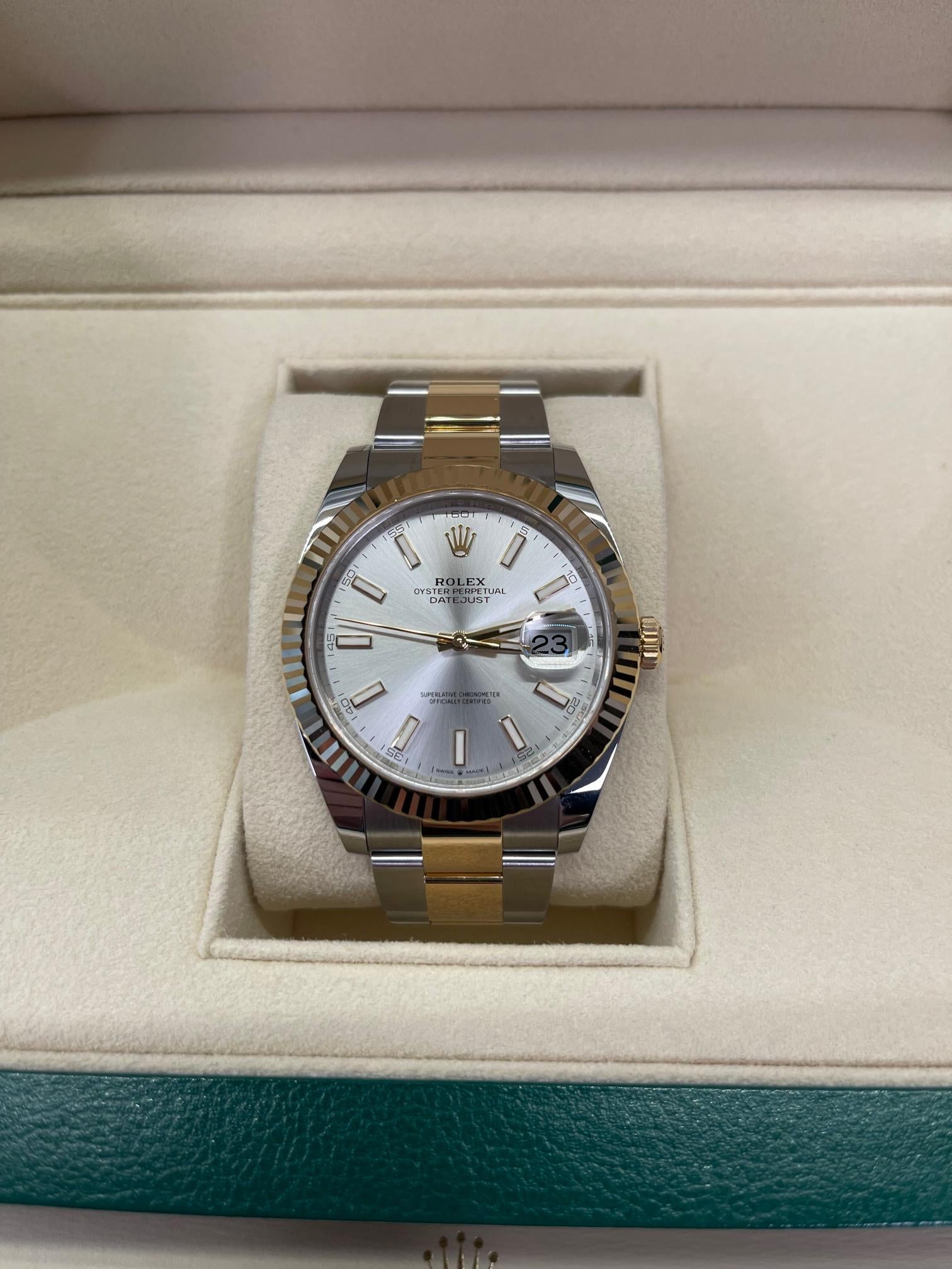 Rolex Datejust 41 Oystersteel and Yellow Gold - Ref. 126333 Two Tone