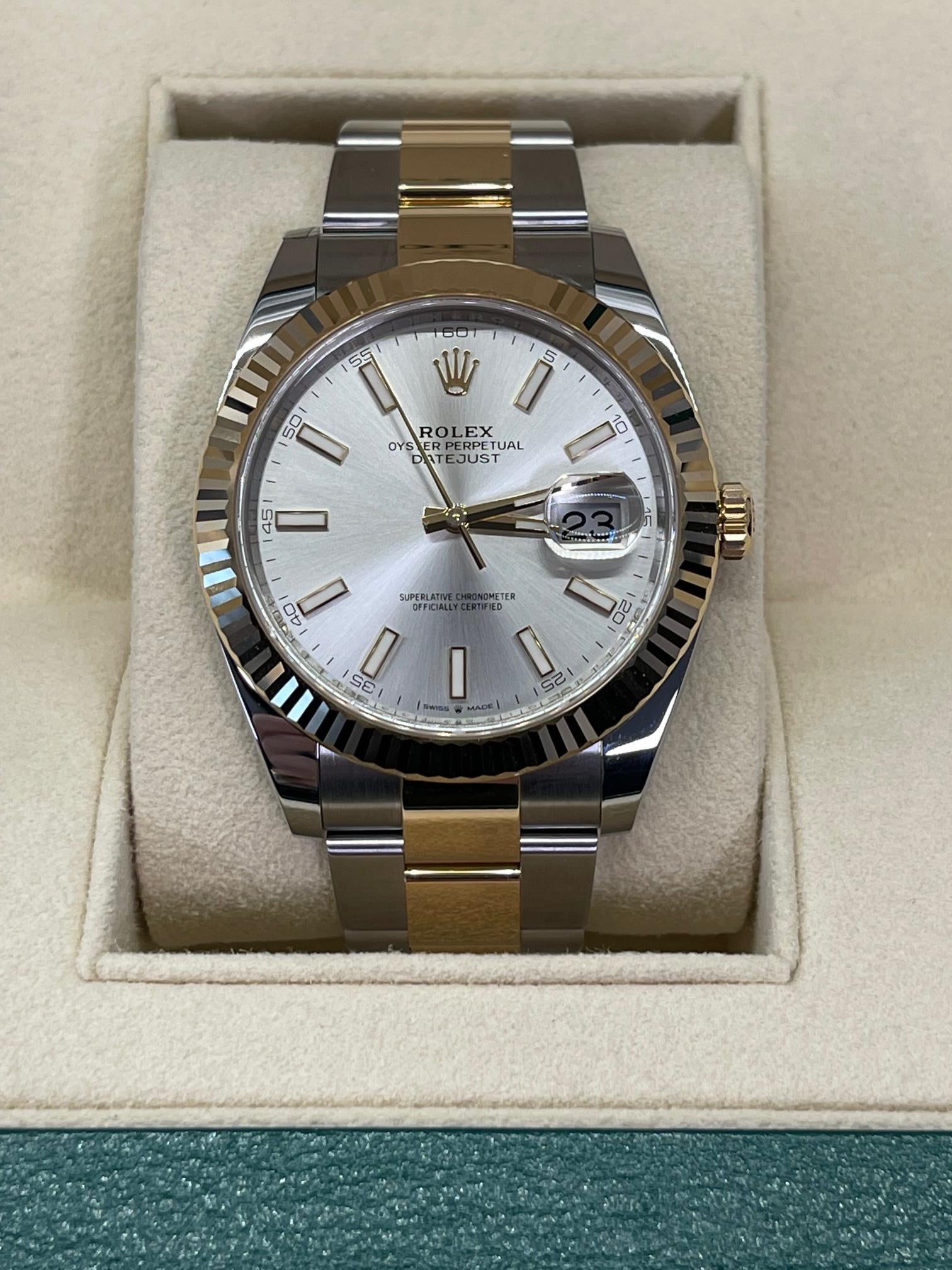 Rolex Datejust 41 Oystersteel and Yellow Gold - Ref. 126333 Two Tone