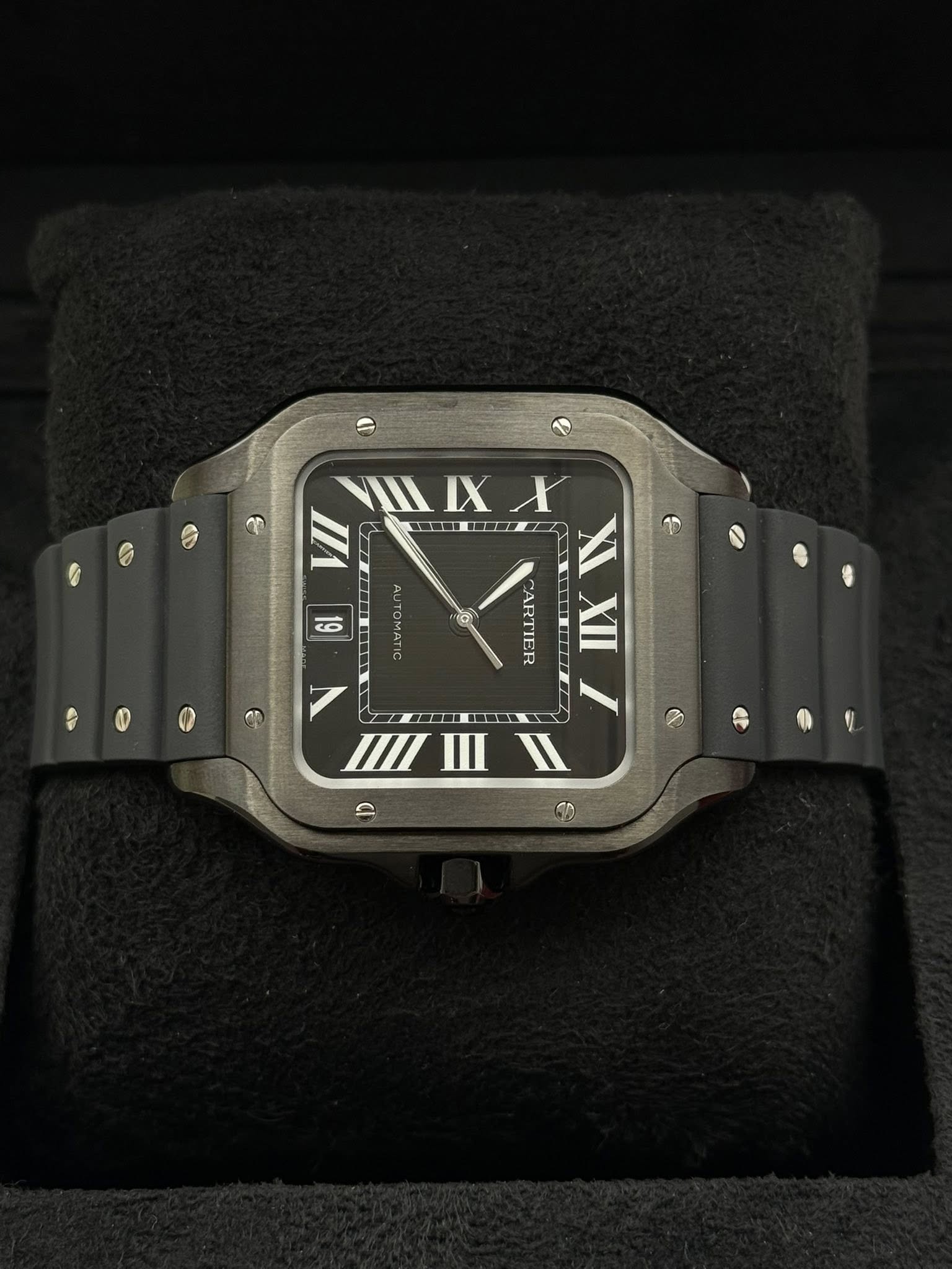 Cartier santos large model WSSA0039