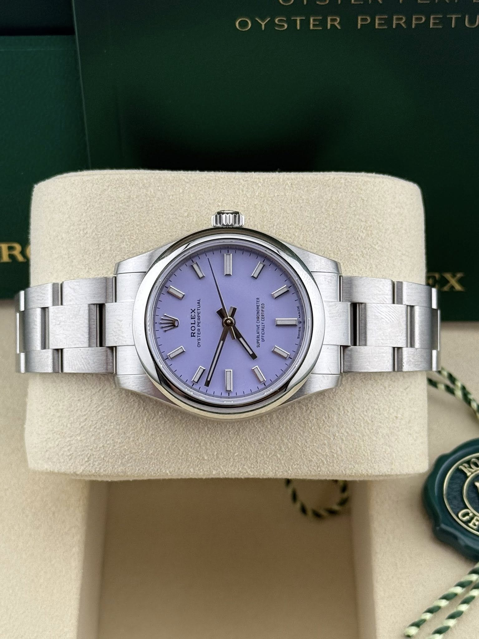 Rolex Oyster perpetual 31mm lavender dial 277200