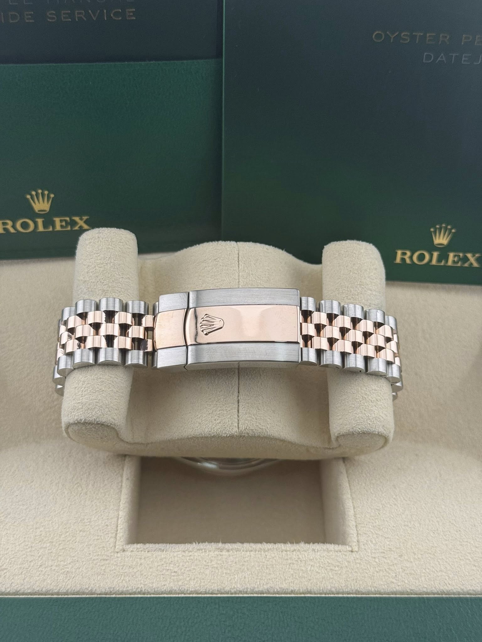 Rolex Datejust 41 Wimbledon steel and rose gold jubilee 126331
