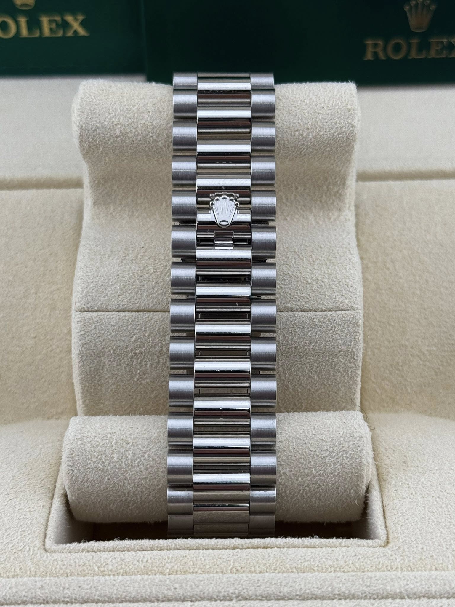 Rolex Daydate 40 platinum TBR Arabic dial 228396TBR