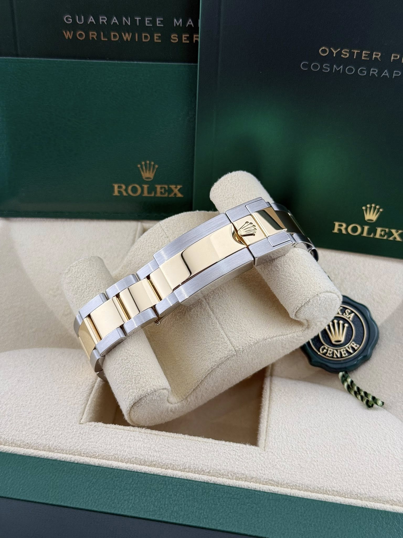 Rolex Cosmograph Black diamond dial steel & gold 116503