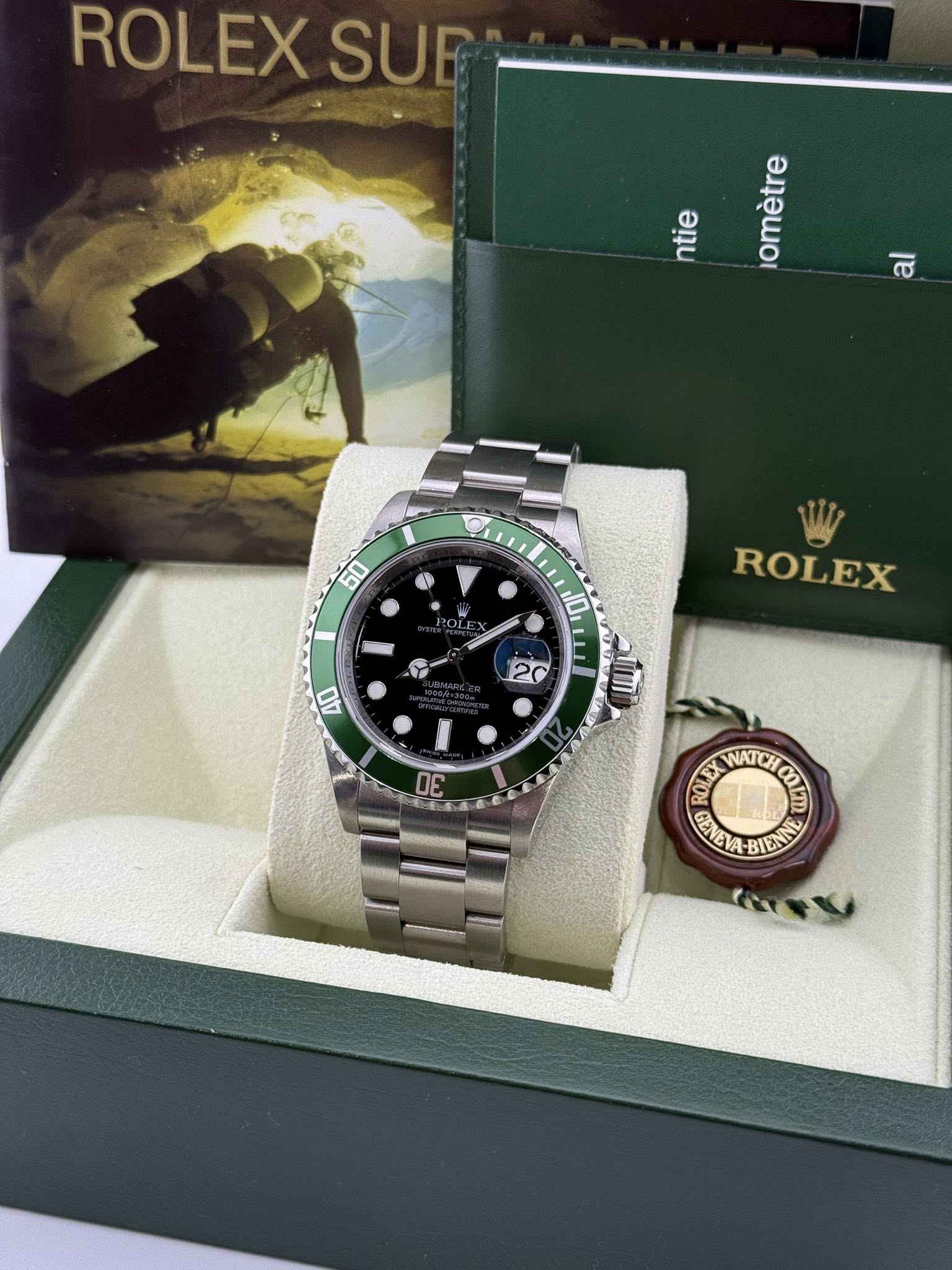 Rolex Submariner ‘Kermit’ pre ceramic 16610LV