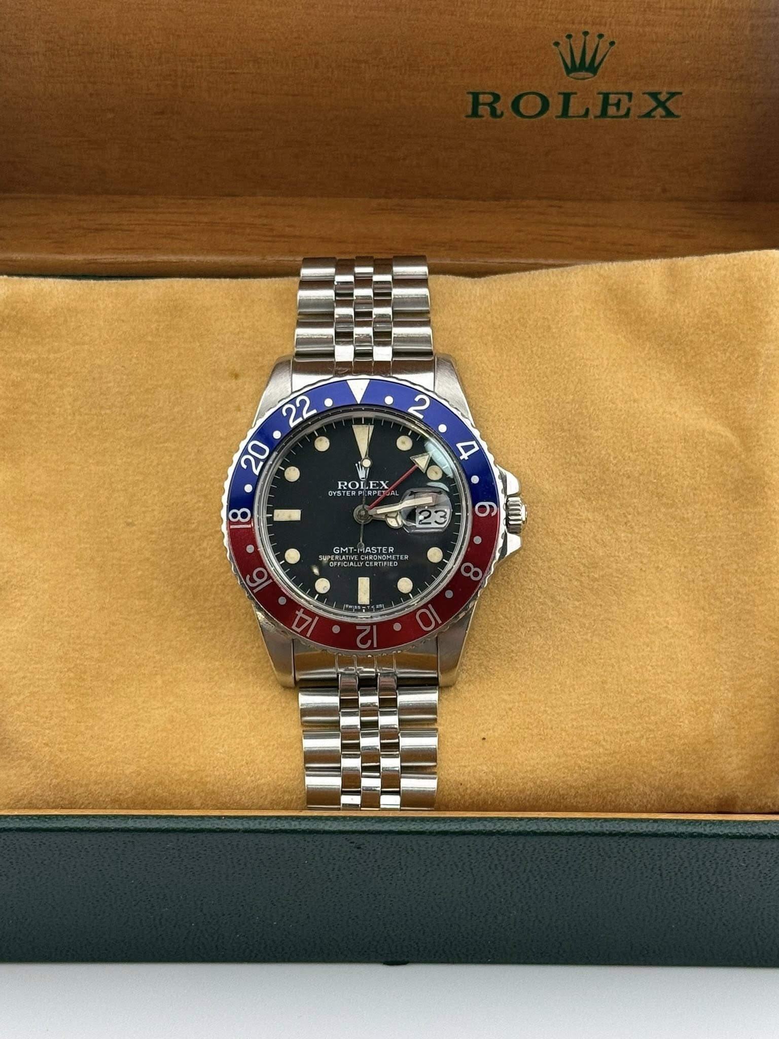 Rolex GMT-Master II Pepsi Jubilee 16750